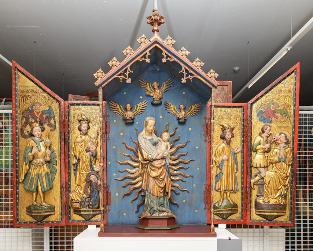  altar examined is thought to have been made around 1420 in Southern German